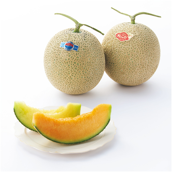 【母の日】熊本県産 母 オレンジハート＆アールスメロン【484187】 商品サムネイル