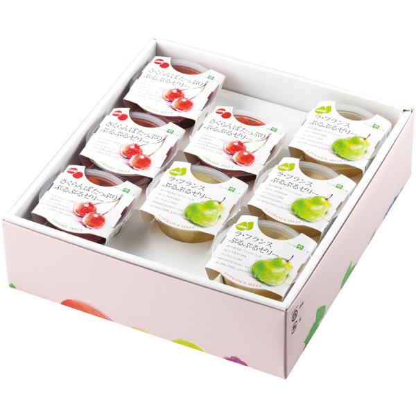 【母の日】山形県産（ジェイエイてんどうフーズ） さくらんぼ・ラフランスぷるぷるゼリーセット【483799】 商品サムネイル