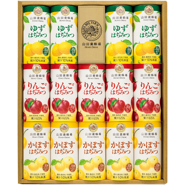 【夏ギフト】山田養蜂場  ハニードリンク3種詰合せ（14本） 【122126】 商品サムネイル