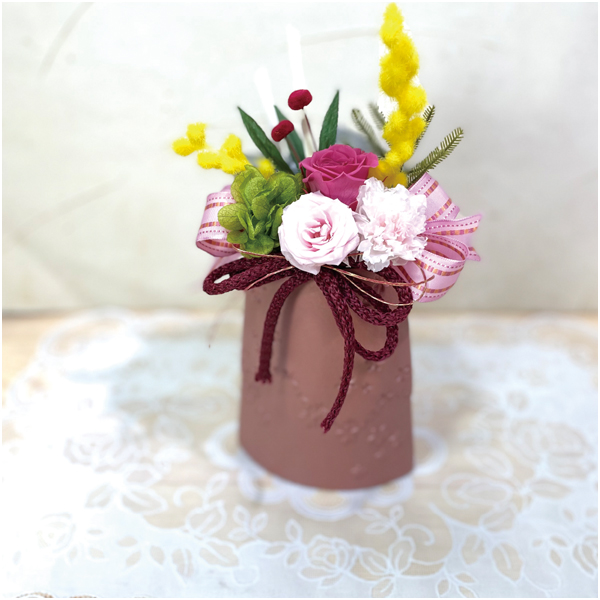 【母の日】welzoFLOWER 和風プリザーブドフラワー「美桜」【484877】 商品サムネイル