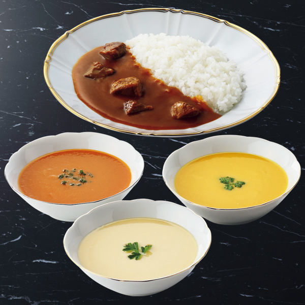 ☆【早得】ホテルオークラ レトルトスープ＆カレー詰合せ 【090085】 商品サムネイル