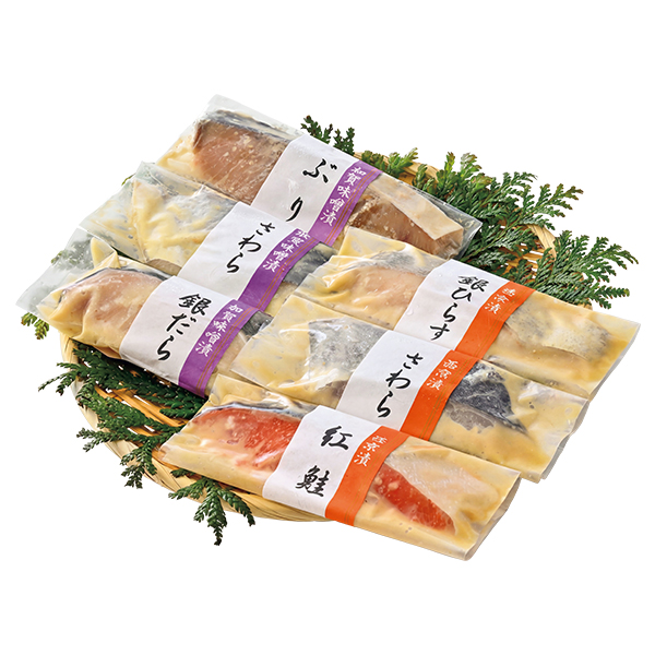 ◇【早得】輪島 西脇水産 加賀味噌漬と西京漬 6種6枚 【153658】 商品サムネイル