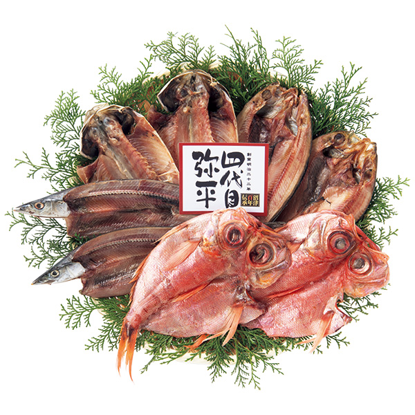 ☆[沼津 マルヤ水産]四代目弥平 国産ひもの詰合せ（4種8枚）【041061】 商品サムネイル