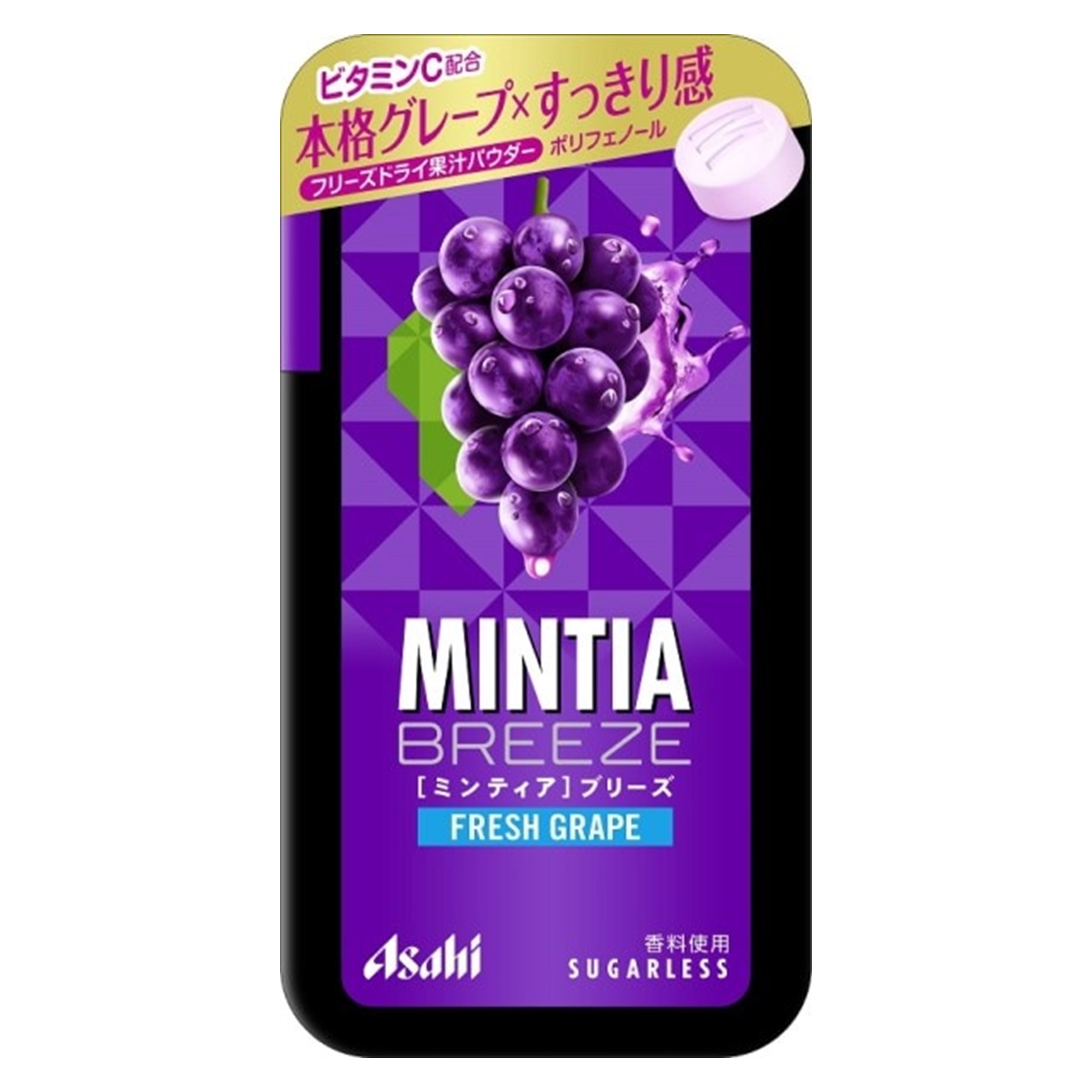 アサヒグループ食品 ミンティアB グレープ 30粒入 (×8)|mvm-001-4946842527038-8 商品サムネイル