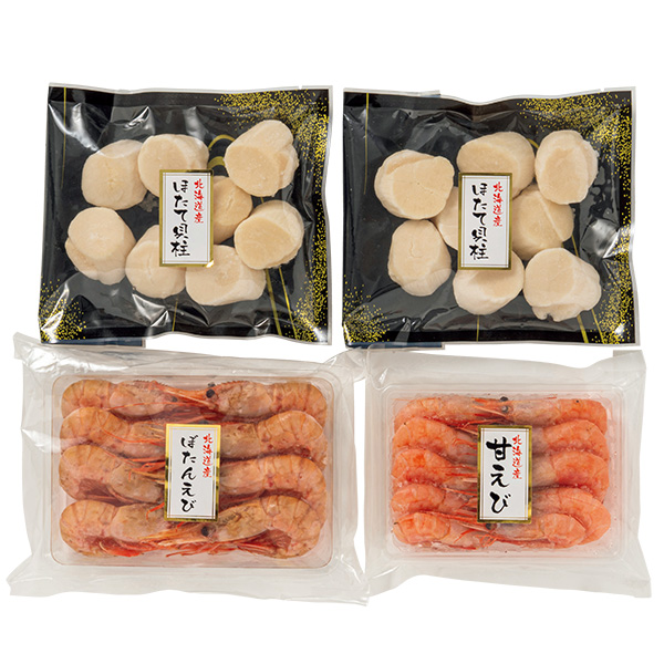 ☆[北海道ぎょれん]北海道産 ほたて・えびセット【045094】 商品サムネイル