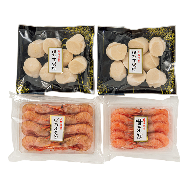 ◇【早得】北海道ぎょれん 北海道産 ほたて・えびセット 【153506】 商品画像(1)