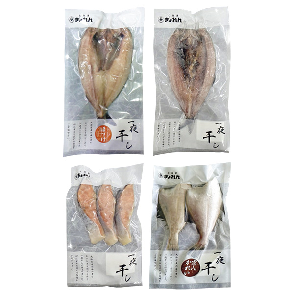 ◇[北海道ぎょれん]浜の朝食 大振りほっけ入り4種【149840】 商品サムネイル
