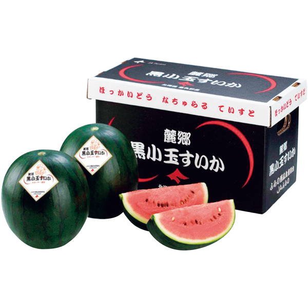 北海道産（JAふらの）　黒小玉西瓜【020086】【夏ギフト】 商品サムネイル