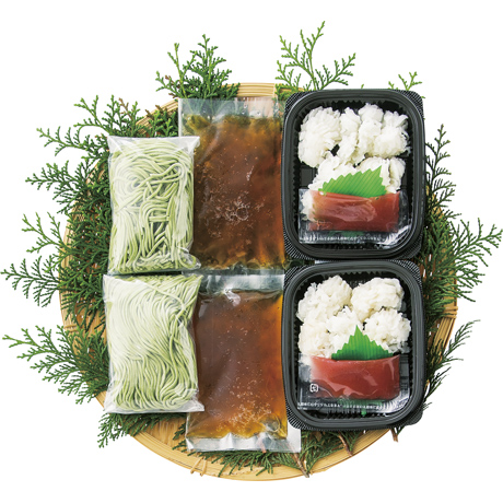 ★[徳島 吟月]はも湯引きとすだち麺詰合せ(２人前)【426697】 商品サムネイル