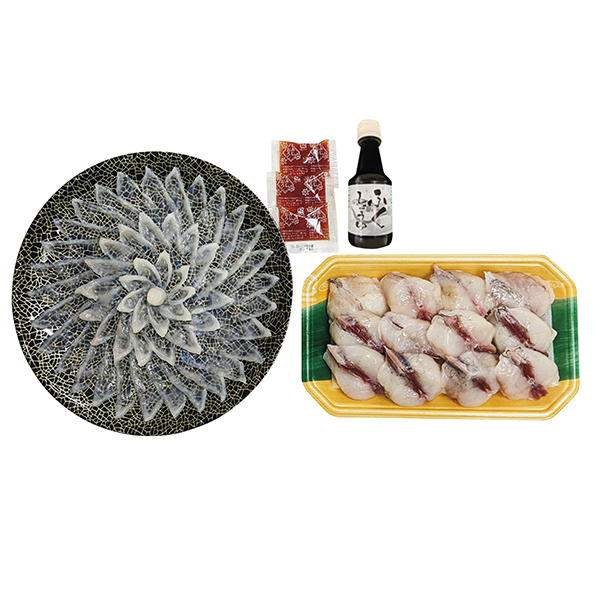 ★[株式会社畑水産]まふぐ刺身、ふぐちりセット（3～4人前） 【429579】 商品サムネイル