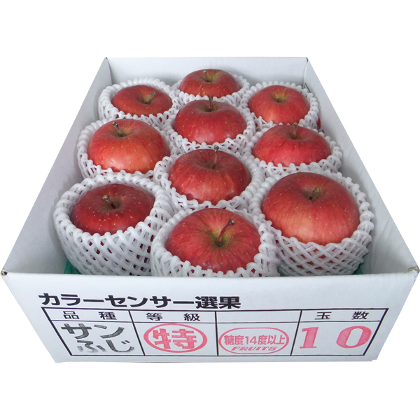 ☆青森県産 高糖度 サンふじりんご 【027070】 商品サムネイル