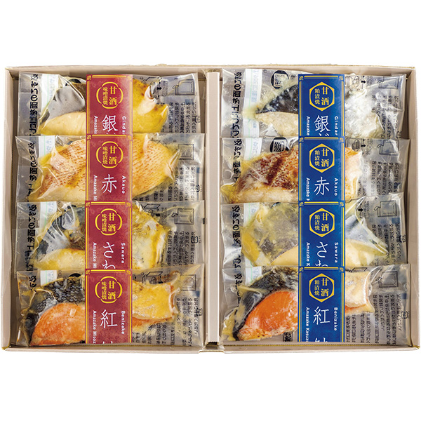 ◇[丸市食品]甘酒味噌漬焼・甘酒粕漬焼詰合せ【150086】 商品サムネイル