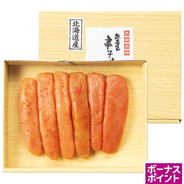 [100ボーナスポイント]丸市食品　北海道産無着色辛子明太子【100106】【夏ギフト】 商品サムネイル