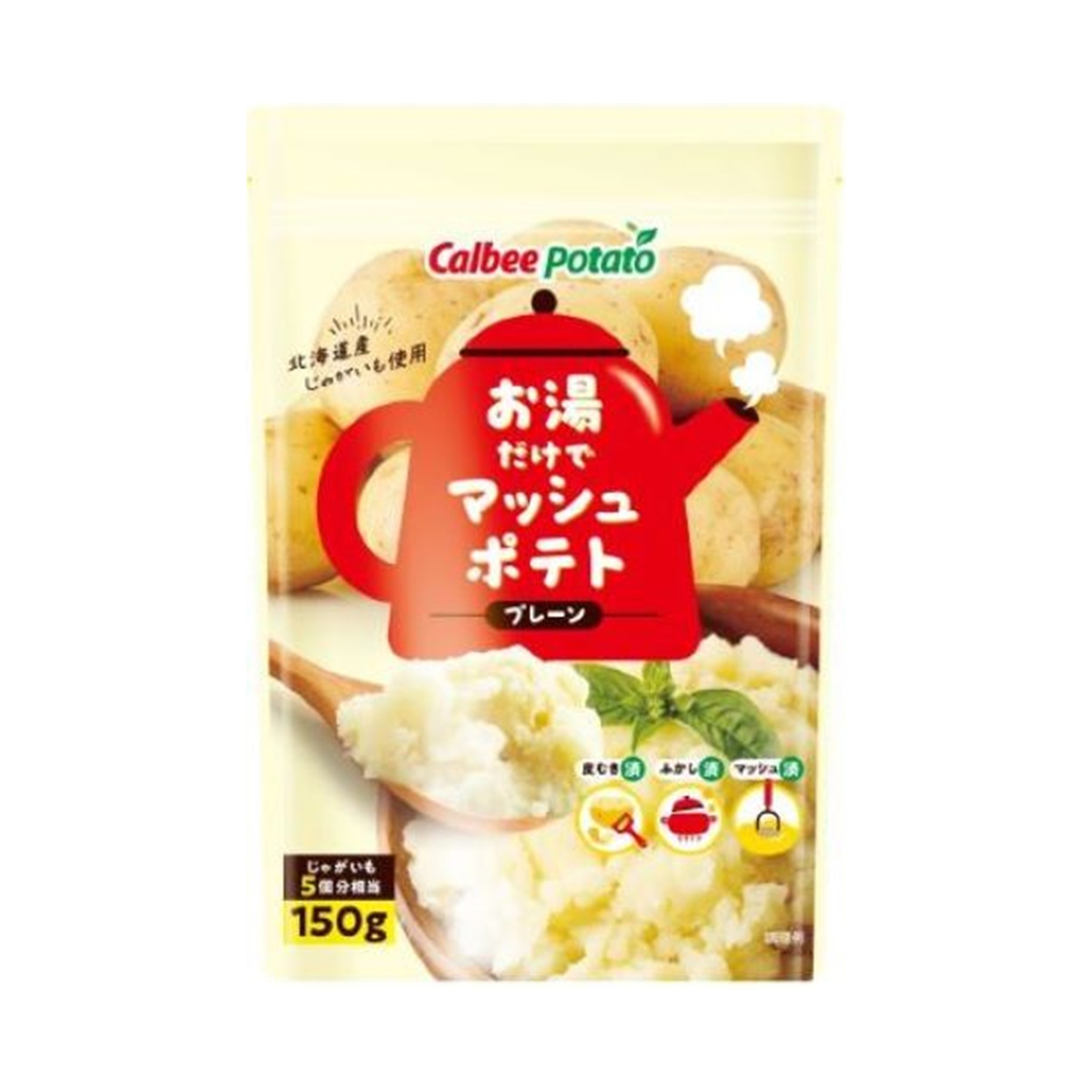 お湯だけでマッシュポテトプレーン 150g(×10)|mvm-4963042031899-003-10 商品サムネイル