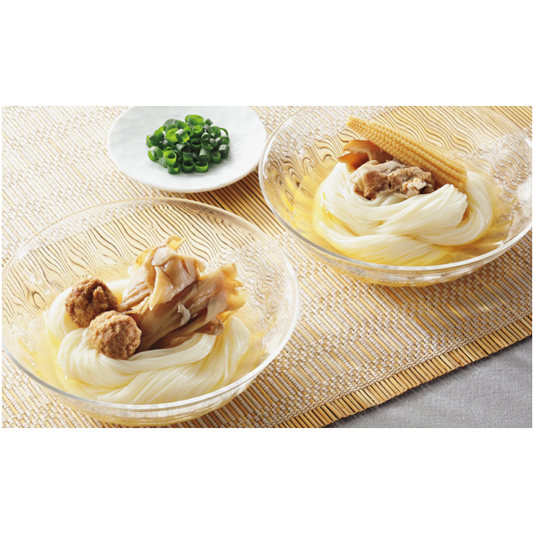【夏ギフト】無限堂  簡単便利 稲庭素麺と2種の梅つゆ 【080088】 商品サムネイル