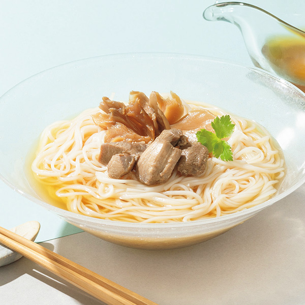 [無限堂]稲庭素麺・比内地鶏だしつゆ付き【003283】 商品サムネイル