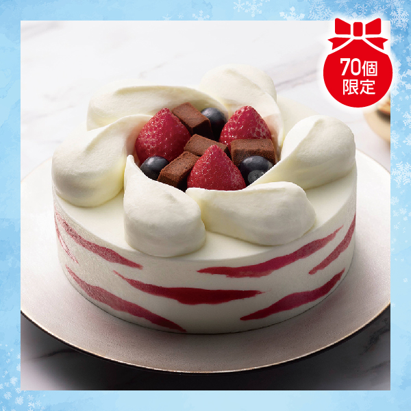 [オハヨー乳業] 生チョコ＆ベリーのアイスクリームケーキ [S1101]【クリスマス】 商品サムネイル