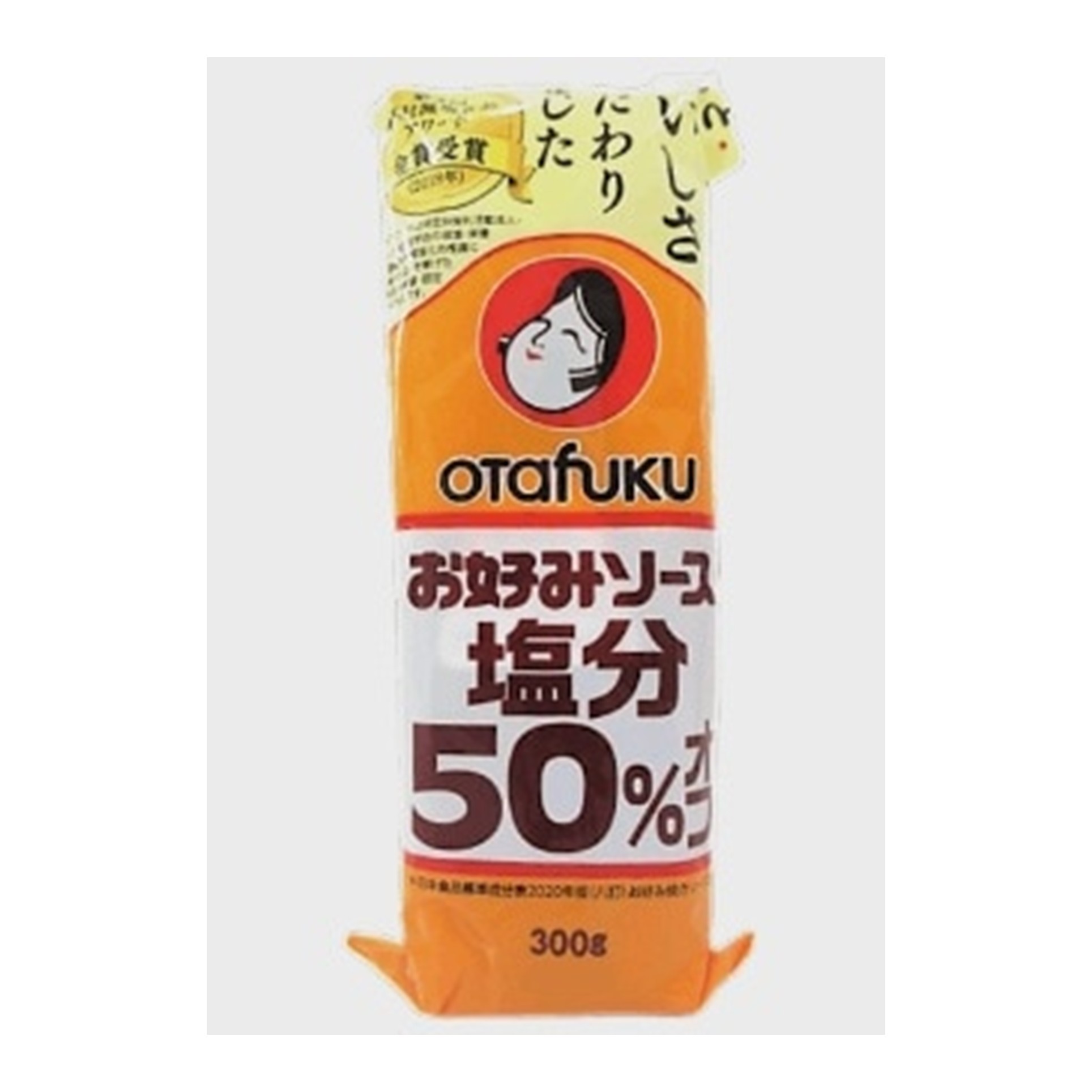 オタフク お好みソース塩分50%オフ 300g (×12)|mvm-003-4970077208455-12 商品サムネイル