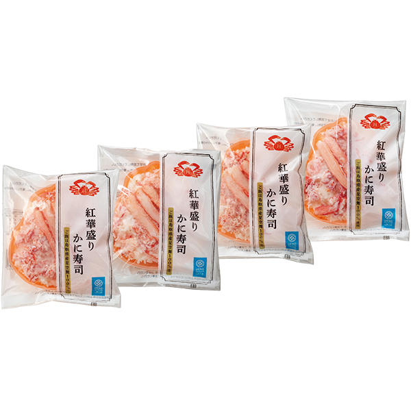 上野水産 かに寿司4個詰合せセット 【001337】 商品画像(2)