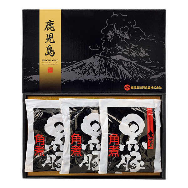 ◇【早得】 鹿児島県産黒豚角煮セット 【153922】 商品画像(1)