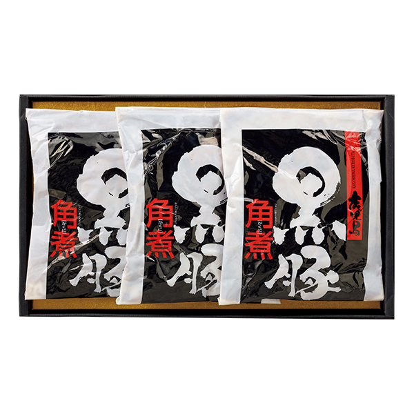 ◇【早得】 鹿児島県産黒豚角煮セット 【153922】 商品画像(2)