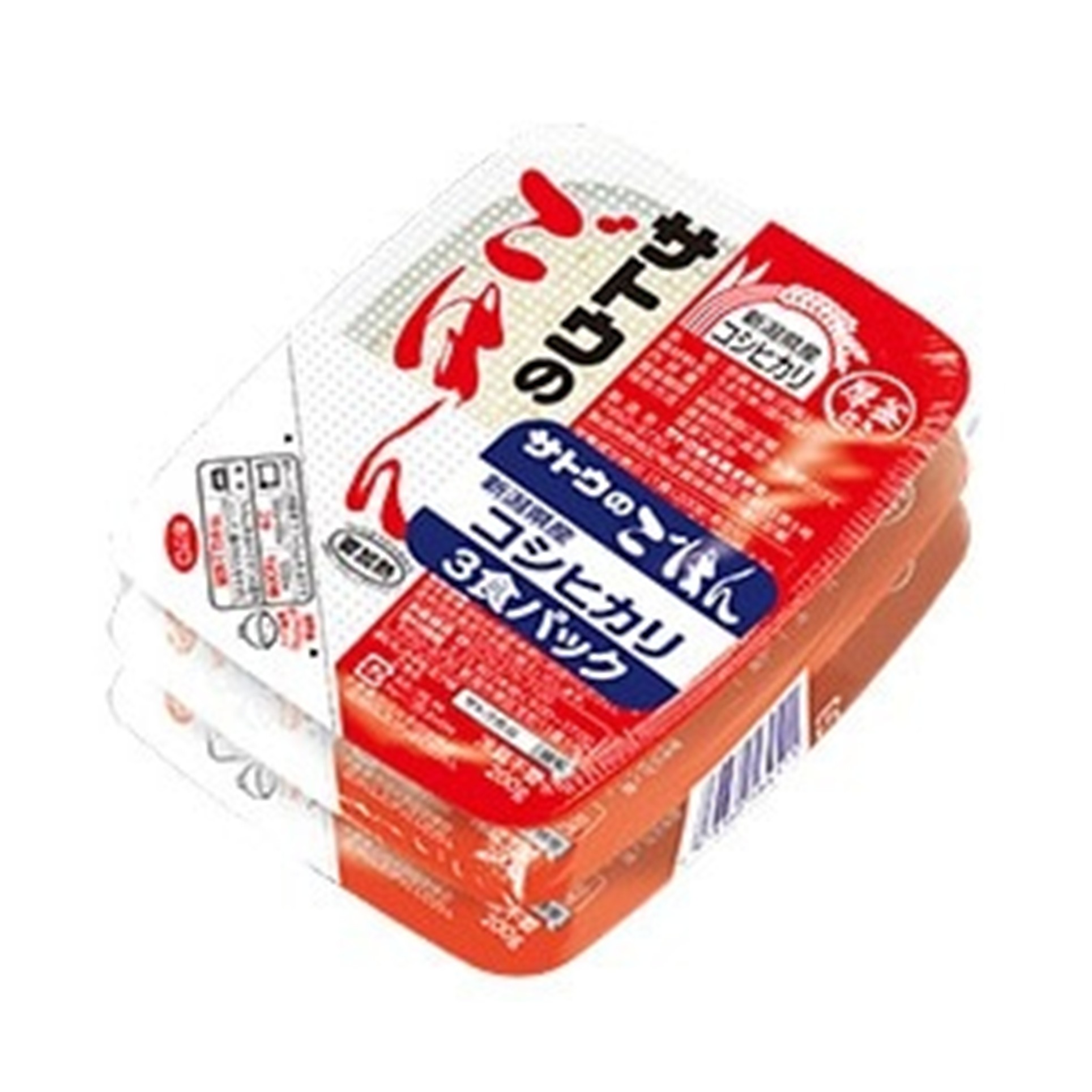サトウ 新潟県産コシヒカリ3食 200g×3(×6)|mvm-4973360564511-005-6 商品サムネイル