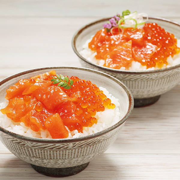 ◇【早得】佐藤水産 鮭ルイベ漬といくら丼 【153472】 商品サムネイル