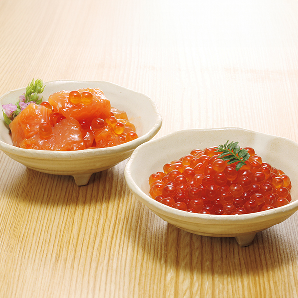 ◇【早得】佐藤水産 いくら醤油漬と鮭ルイベ漬 【153205】 商品サムネイル