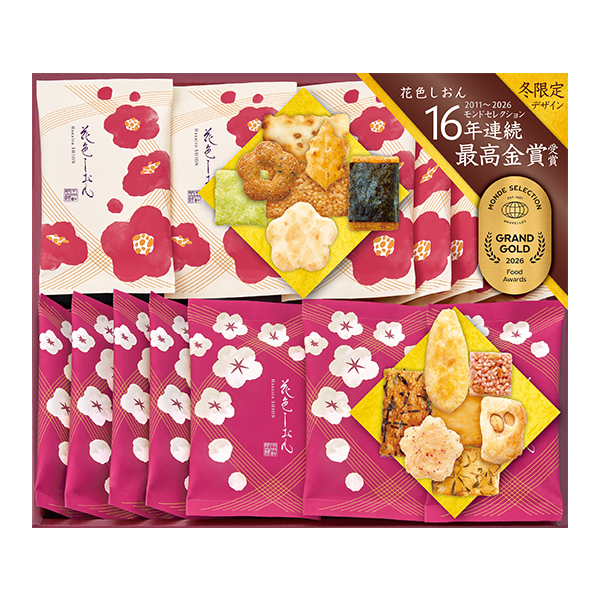 ☆【早得】中央軒煎餅 花色しおん冬 【063090】 商品サムネイル