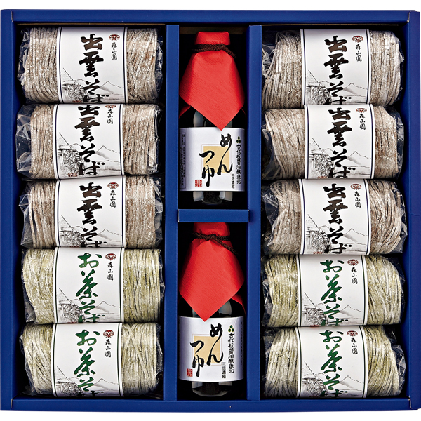 ☆【早得】森山園 出雲半なまそばセット 【083012】 商品画像(1)