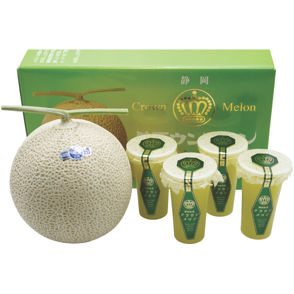 【母の日】静岡県産 静岡クラウンメロン＆クラウンメロンゼリー【483674】 商品サムネイル