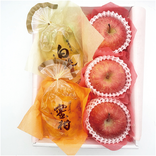 【母の日】 ふじりんごと果実ゼリーの詰合せ【483665】 商品サムネイル