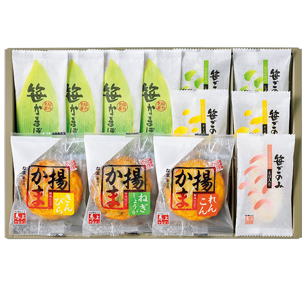 ☆[馬上かまぼこ店]笹かまぼこ詰合せ【109091】 商品サムネイル