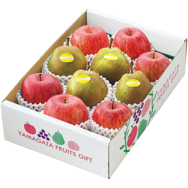 山形県産 サンふじりんご・ラフランスセット 【163196】【冬☆】 商品サムネイル