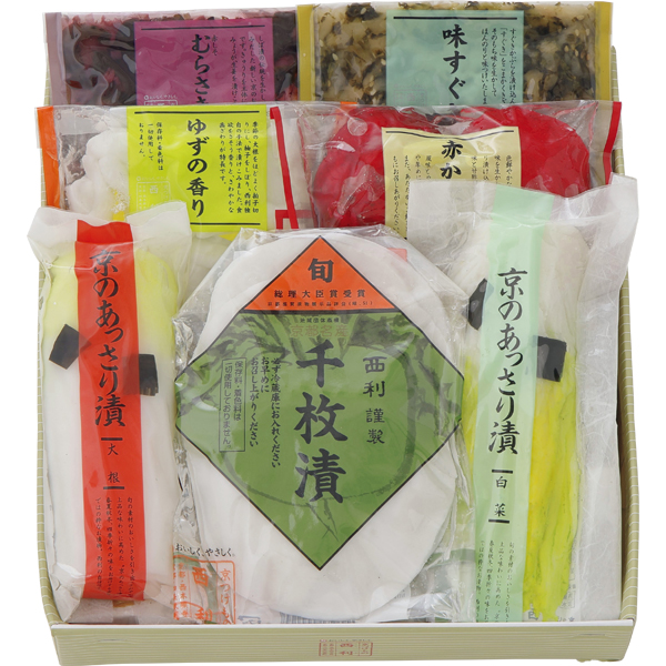 ☆京つけもの西利 千枚漬・京のあっさり漬詰合せ 【082013】 商品画像(1)