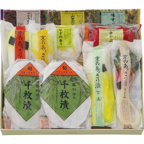 ☆京つけもの西利 千枚漬・京のあっさり漬詰合せ 【082022】 商品画像(1)