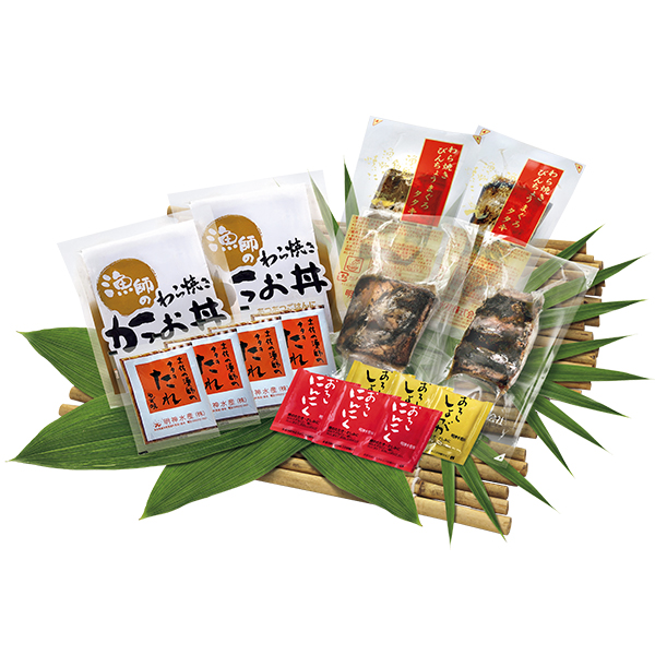 ◇【早得】明神水産 藁焼きかつおとびんちょうまぐろ詰合せ 【153463】 商品画像(3)