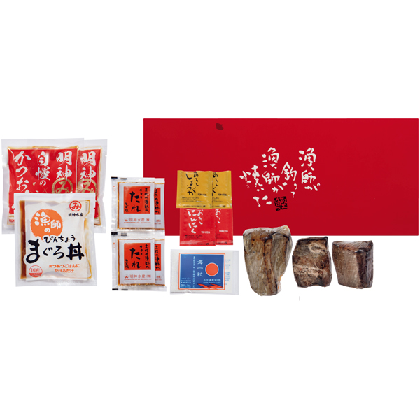 【母の日】明神水産 鰹と鮪を楽しむ詰合せ～藁焼きたたきとどんぶり～【480871】 商品サムネイル