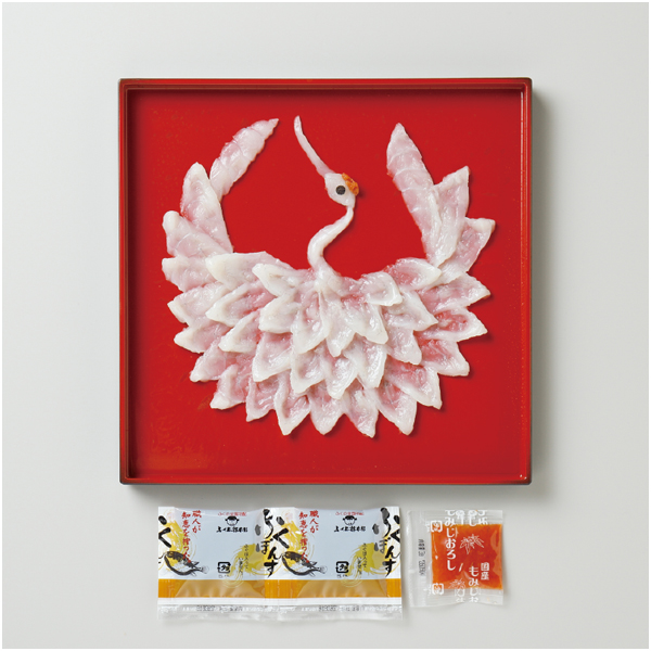 【母の日】ふく太郎本部 山口県萩産活〆まふぐ刺身 慶祝鶴【484354】 商品サムネイル