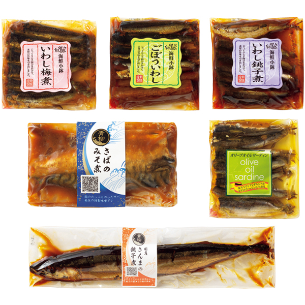 【冬ギフト】青柳食品 骨まで食べれる煮魚詰合せ【109125】 商品サムネイル