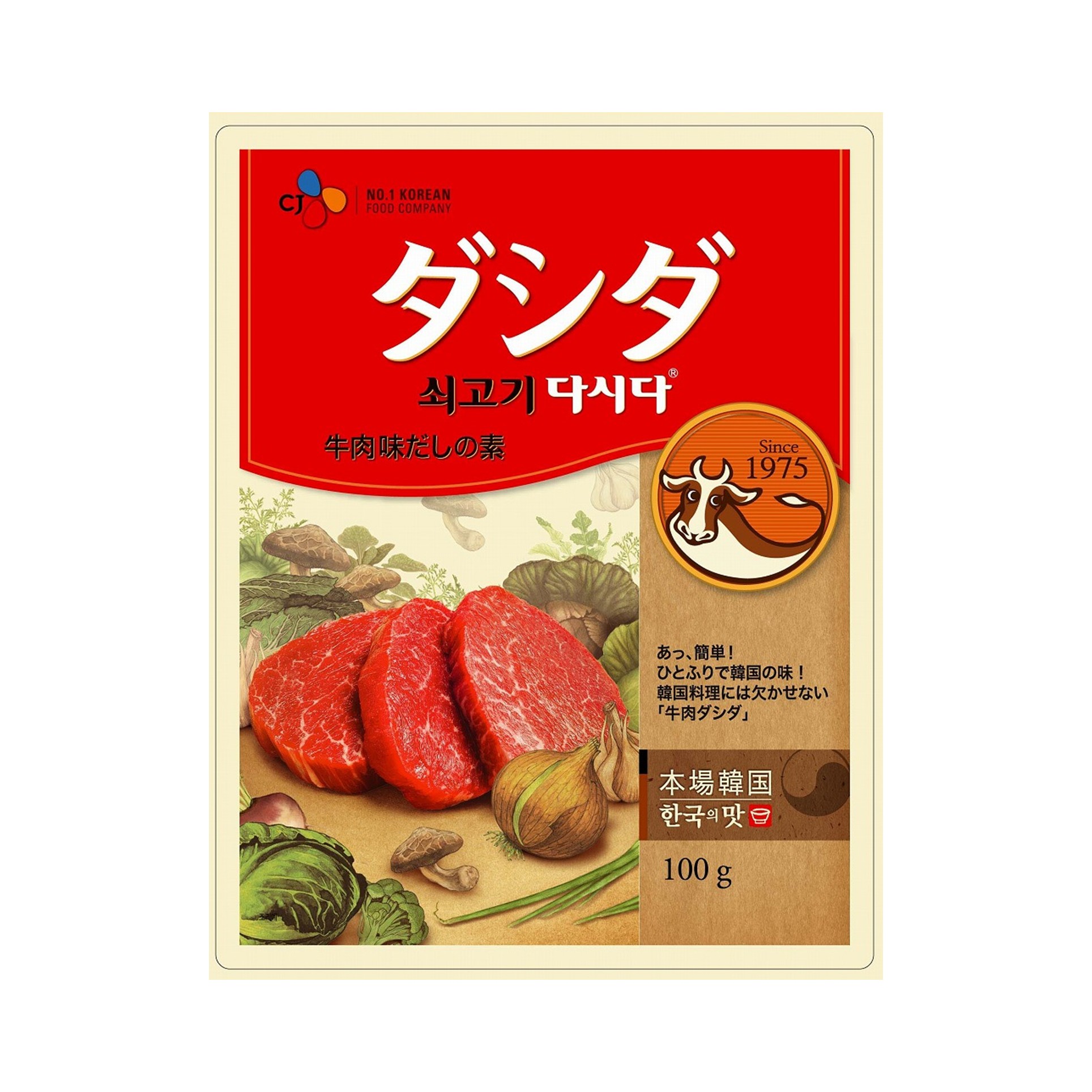 CJジャパン 牛肉ダシダ 100g(×10)|mvm-8801007243054-003-10 商品サムネイル