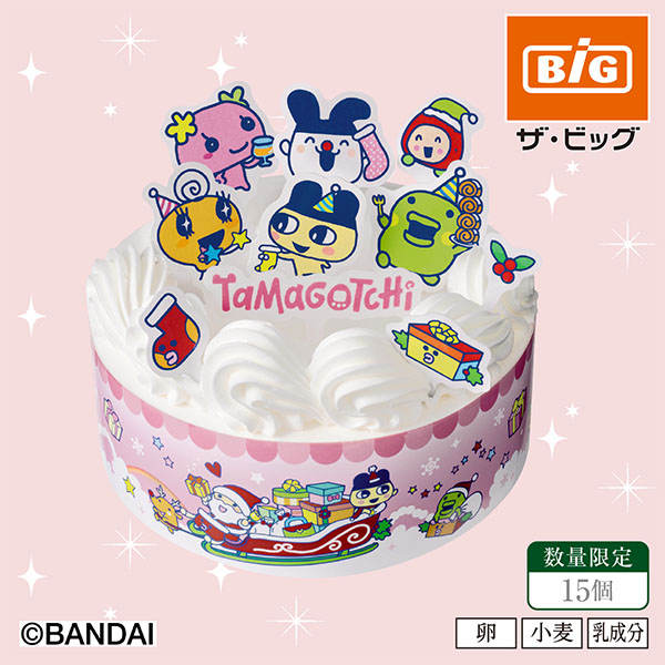 【クリスマス】クリスマス キャラクターケーキ4号（たまごっち）【30】 商品サムネイル
