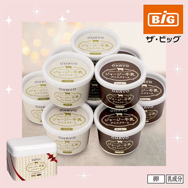 【クリスマス】オハヨー乳業 ジャージー牛乳アイスクリームギフト【41】 商品サムネイル