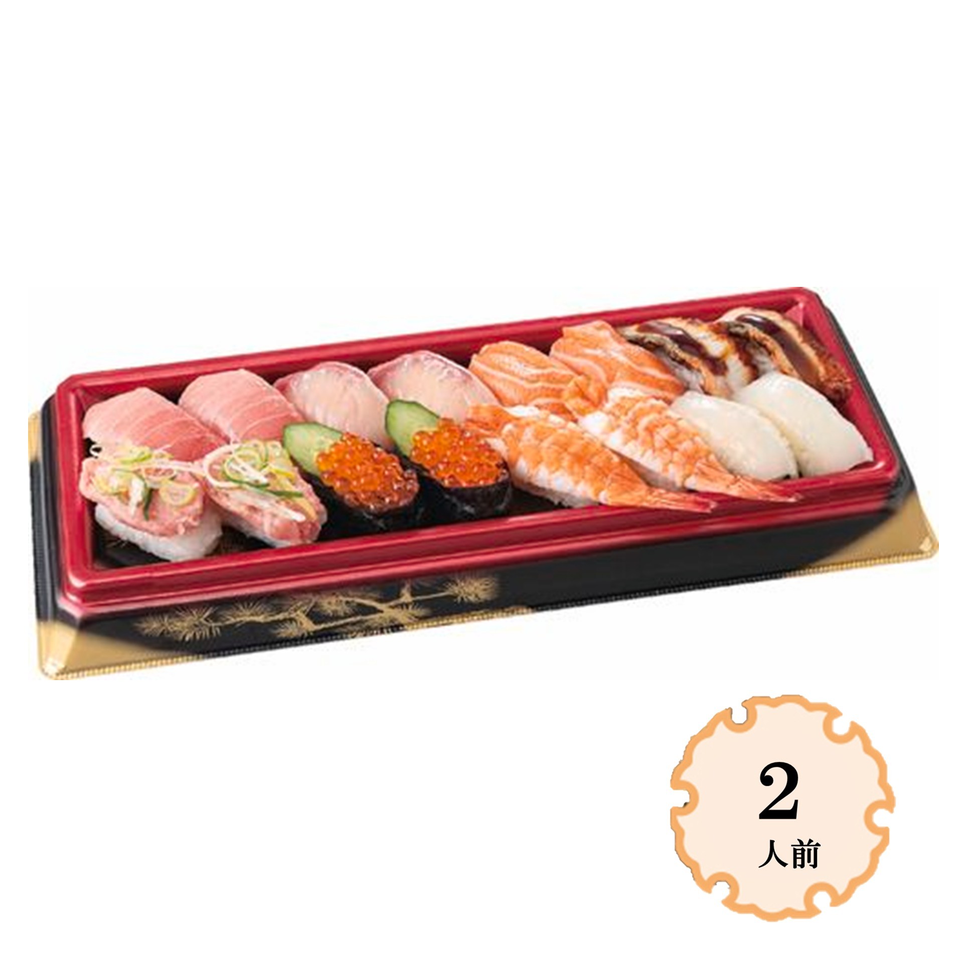 魚屋の握り盛合せ(とろ入)16貫 2人前 商品サムネイル