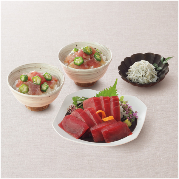 【父の日早得】焼津石原水産 まぐろ三昧としらす詰合せ【486990】 商品画像(1)