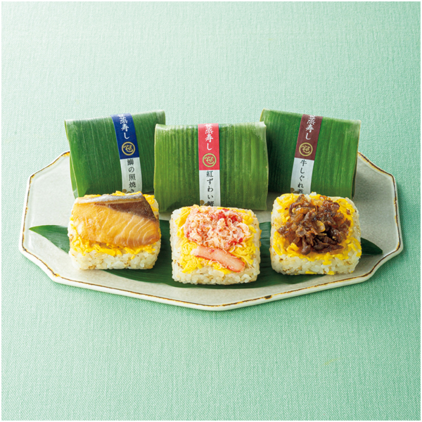 【母の日早得】芝寿し 笹蒸し寿し9個入【481108】 商品画像(1)