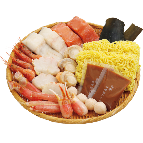 ☆【早得】カネコメ田中水産 北海かにの海鮮みそ鍋 【014076】 商品画像(1)