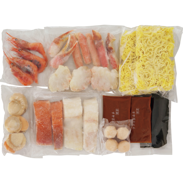 ☆【早得】カネコメ田中水産 北海かにの海鮮みそ鍋 【014076】 商品画像(3)
