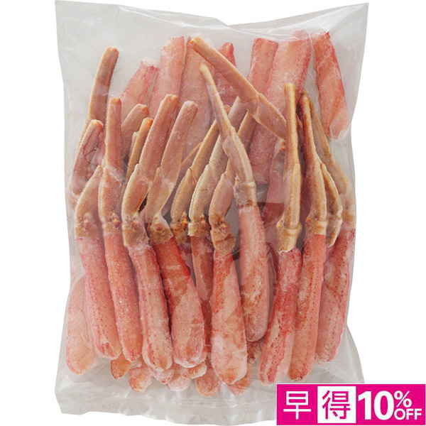 ◇【早得】[カネコメ田中水産]北海道えりも産 生おおずわいがに 刺身用 500g【149530】 商品サムネイル