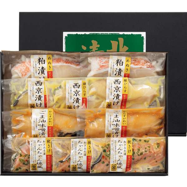 ☆【早得】札幌 丸加水産 漬け魚三昧(4種10切) 【025090】 商品画像(2)